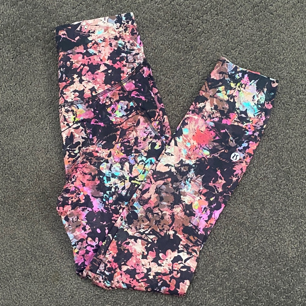 lululemon‎ athletica Floral Print Leggings
